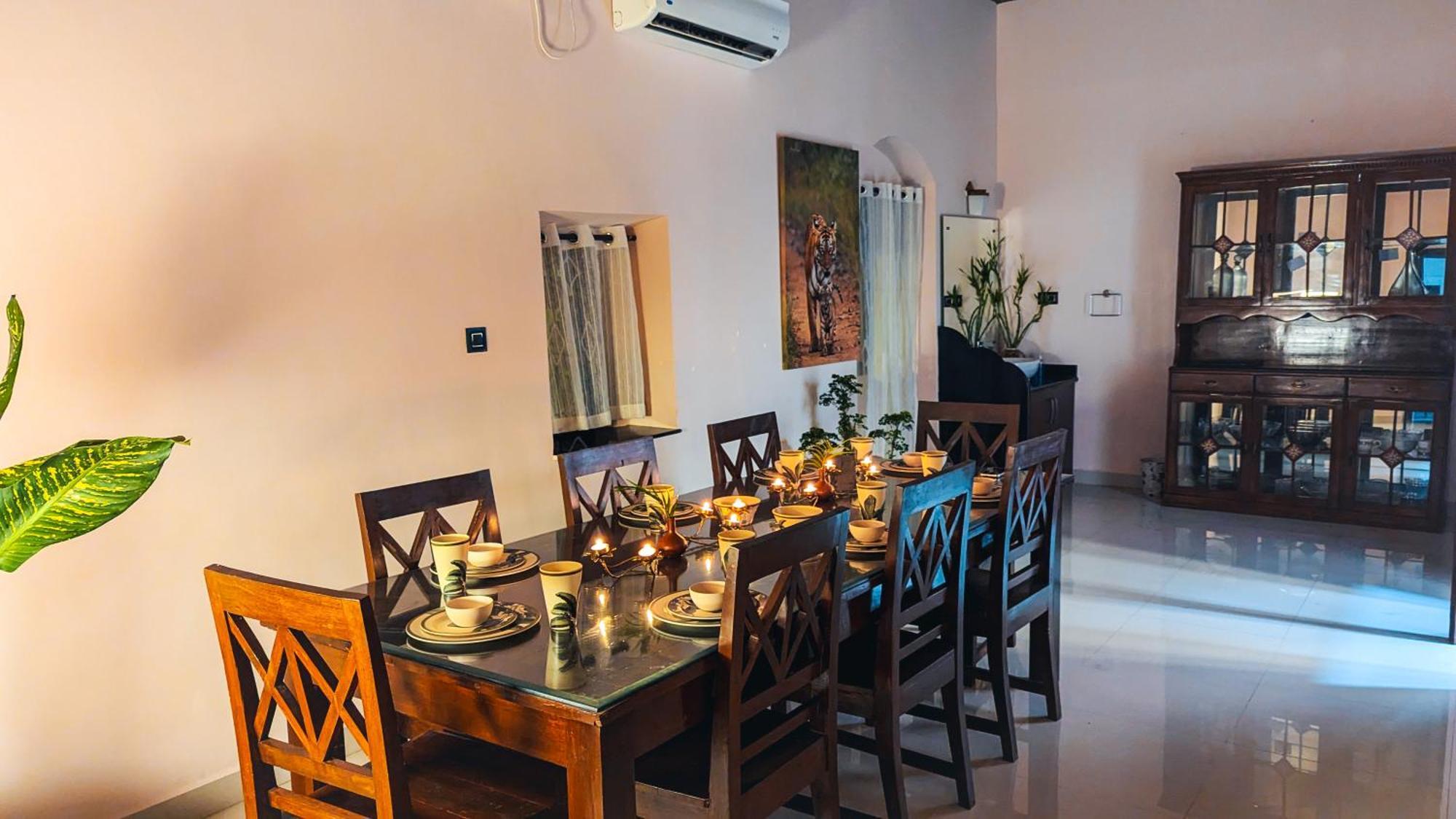The First House By V3Homestay 4Bhk Private Pool カラングート エクステリア 写真